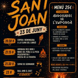 Revetlla de Sant Joan - Ajuntament de l'Armentera