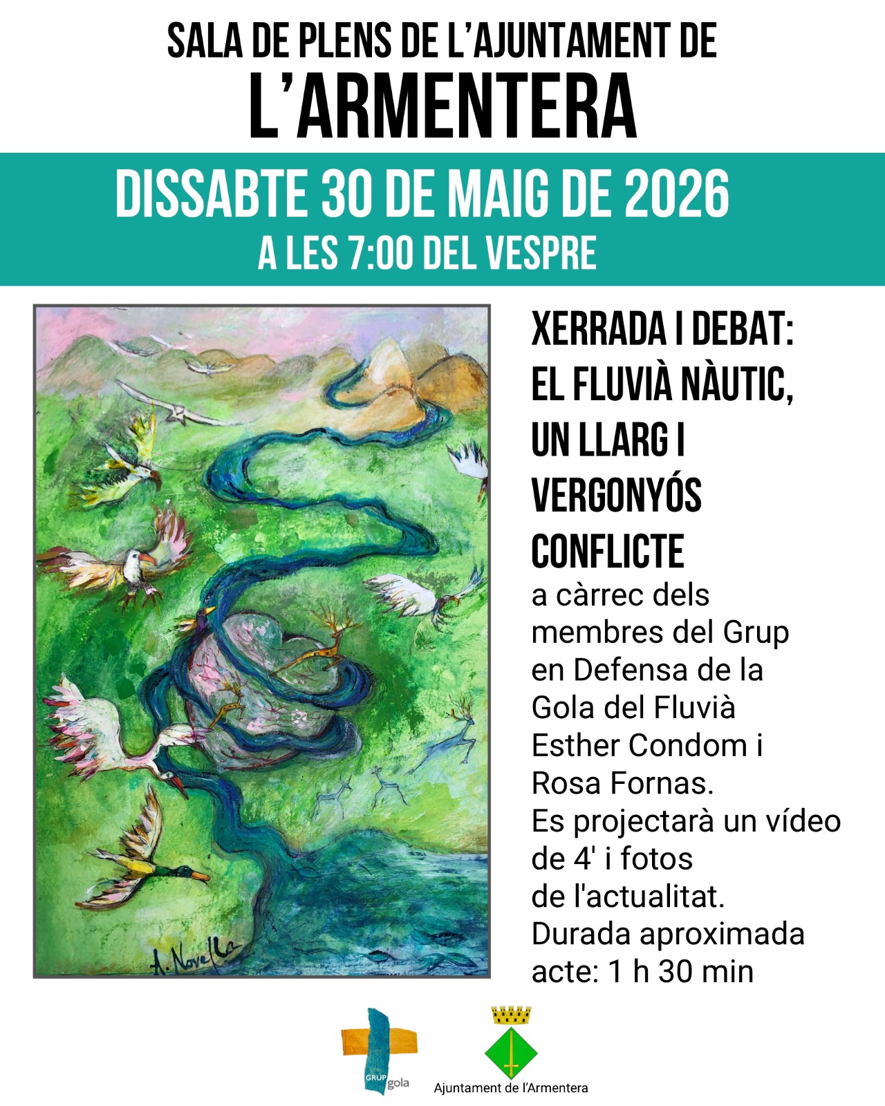 Xerrada i debat “El Fluvià Nàutic, un llarg i vergonyós conflicte”