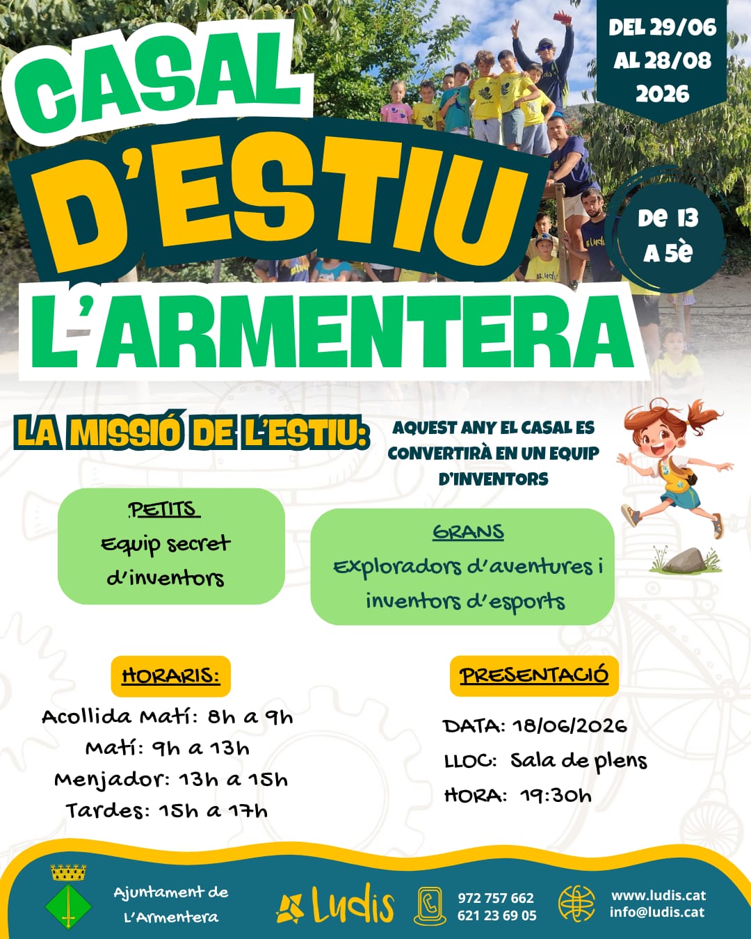 📢 CASAL D’ESTIU L’ARMENTERA 2026 ☀️🎨⚽